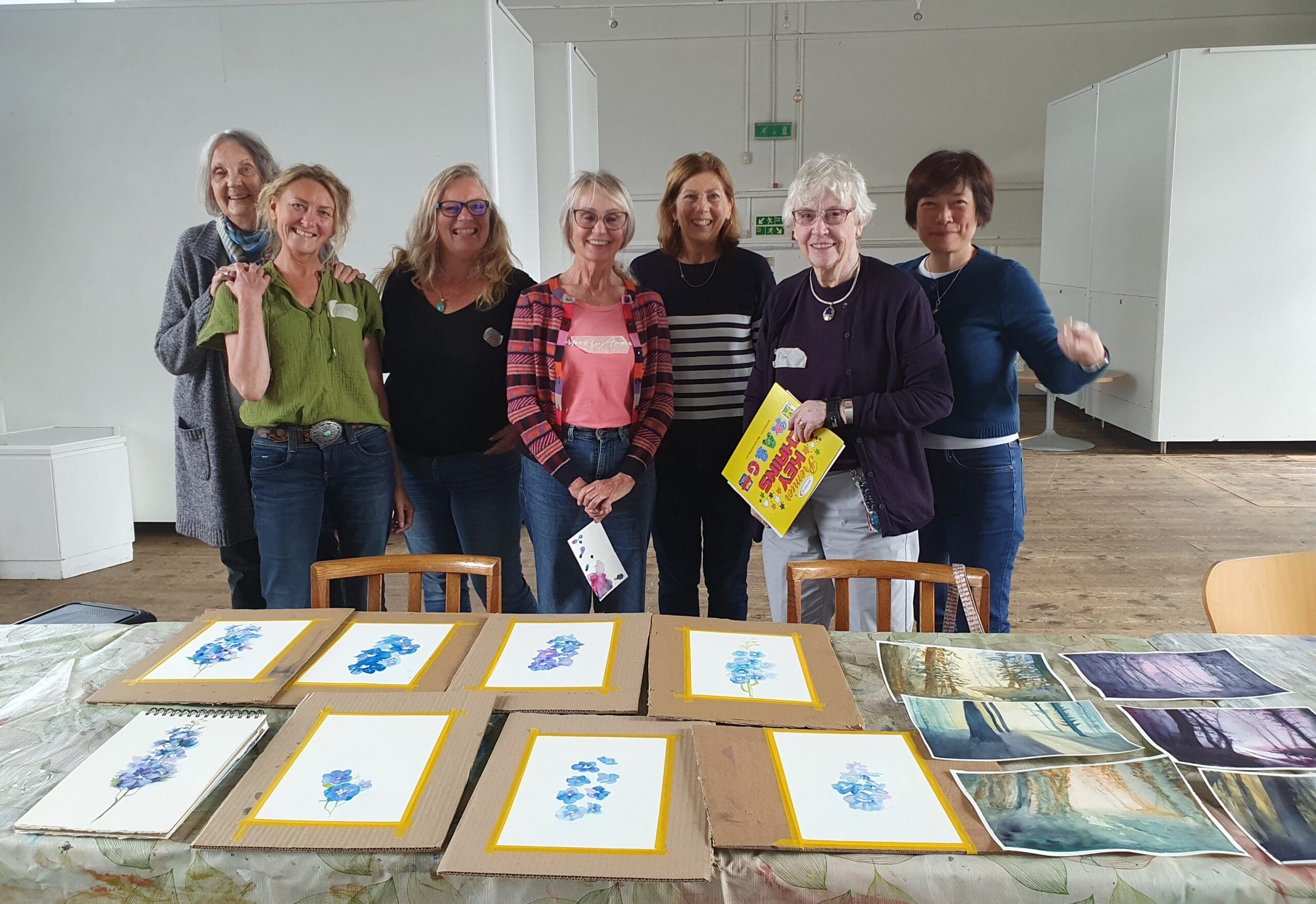 Cathy Eastment Watercolour Workshop Cornish Craft Barn